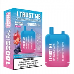 I TRUST ME 18000 PUFFS DISPOSABLE VAPE DOUBLE FLAVORS RECHARGEABLE